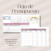 Hoja de Presupuesto (pesos mexicanos)